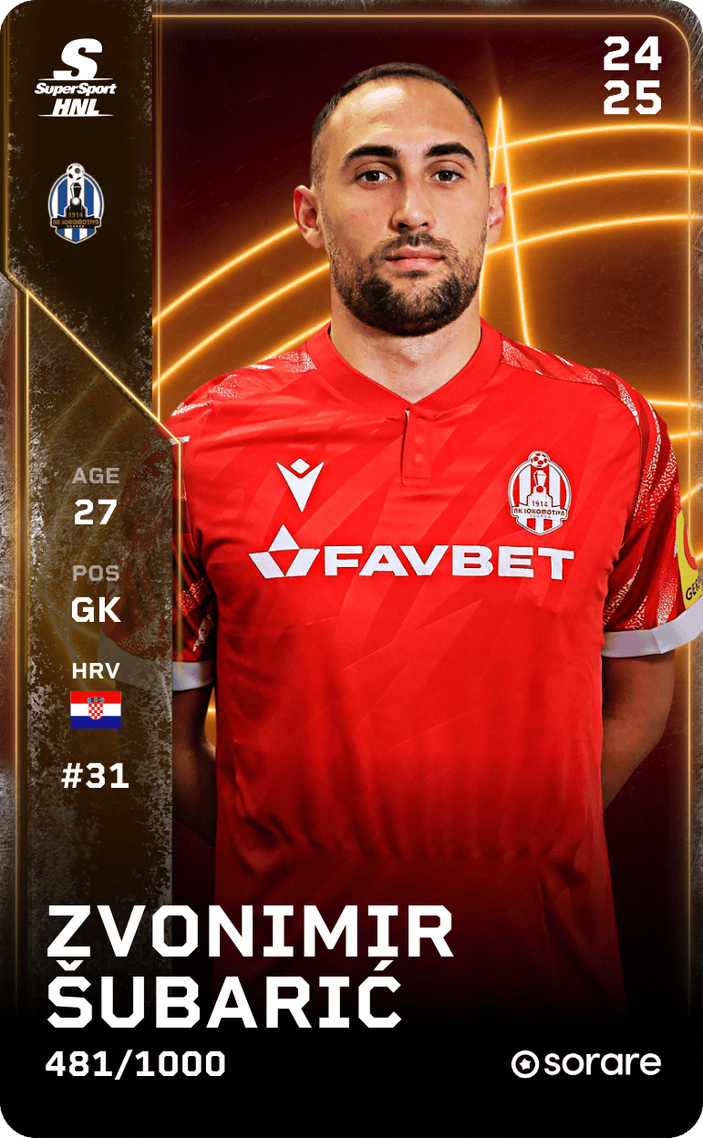 Zvonimir Šubarić 2024-25 • Limited 481/1000