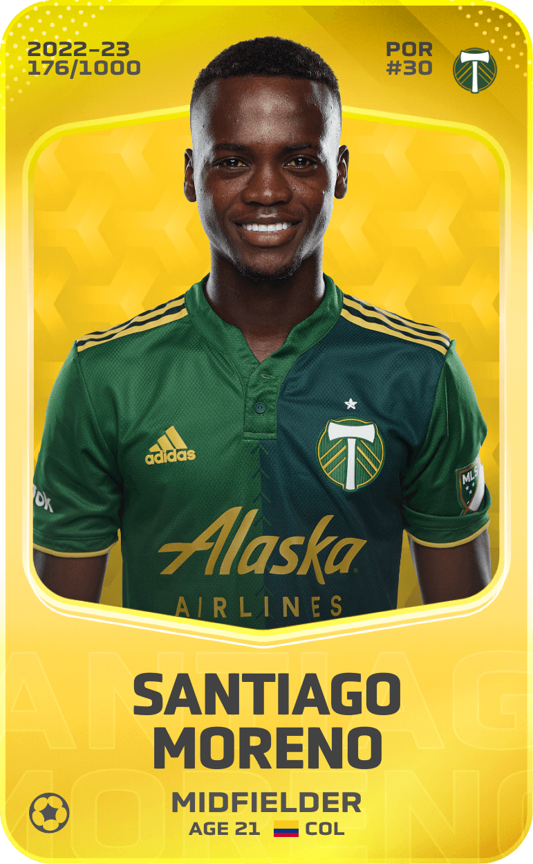 Santiago Moreno 2022-23 • Limited 176/1000
