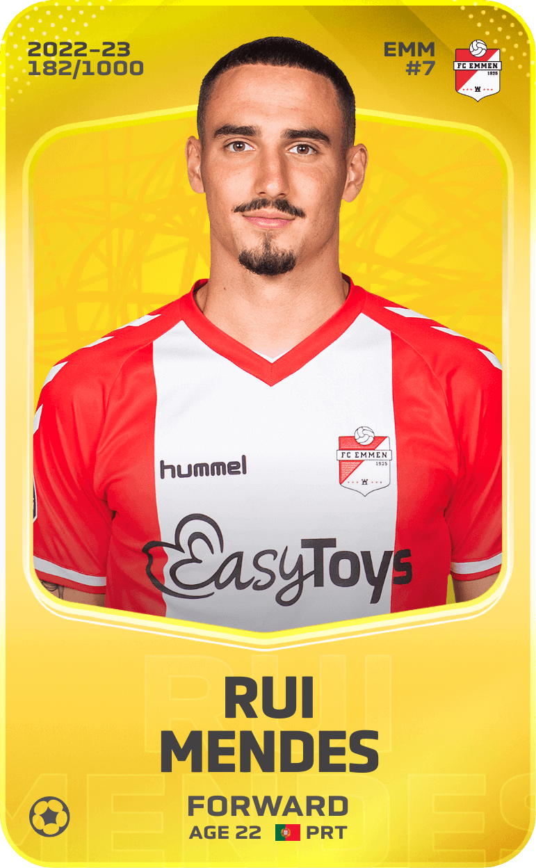 Rui Mendes 2022-23 • Limited 182/1000