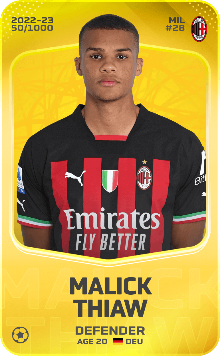 Malick Thiaw 2022-23 • Limited 50/1000