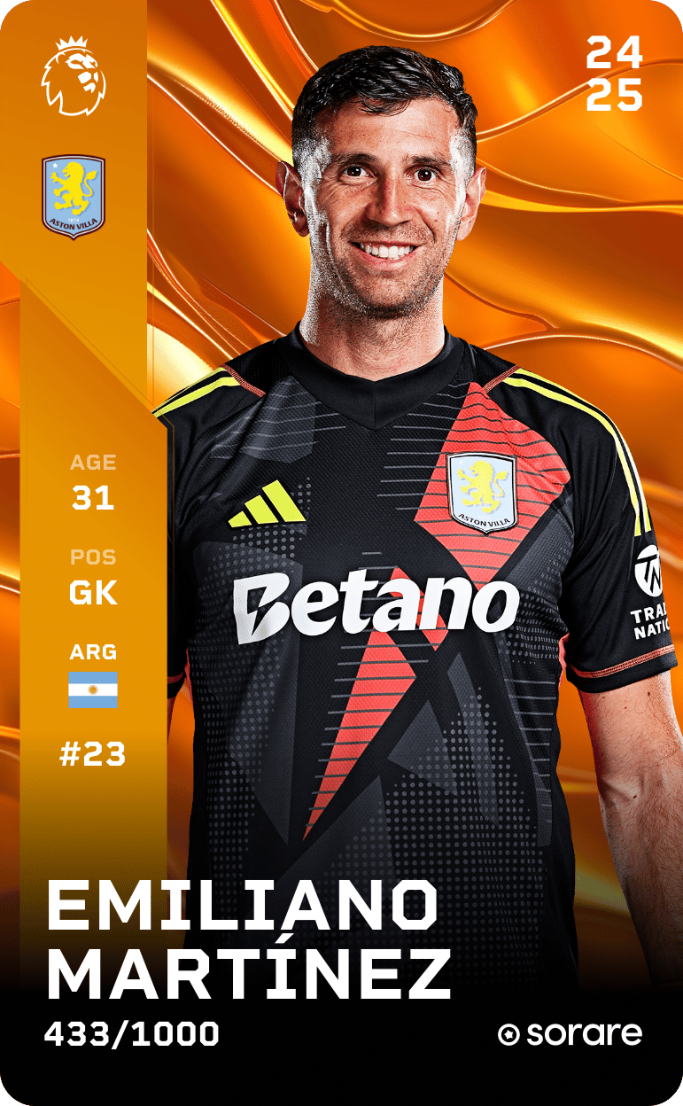 Emiliano Martínez 2024-25 • Limited 433/1000