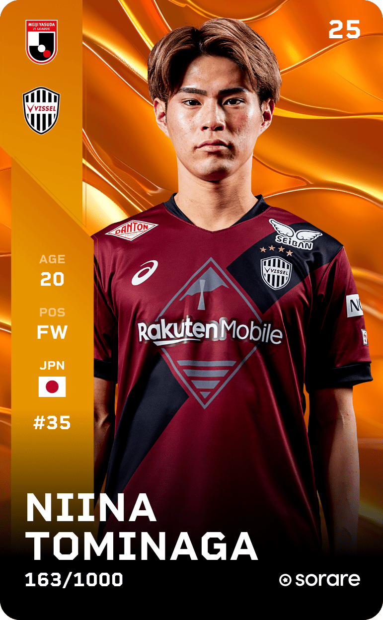 Niina Tominaga 2025-26 • Limited 163/1000
