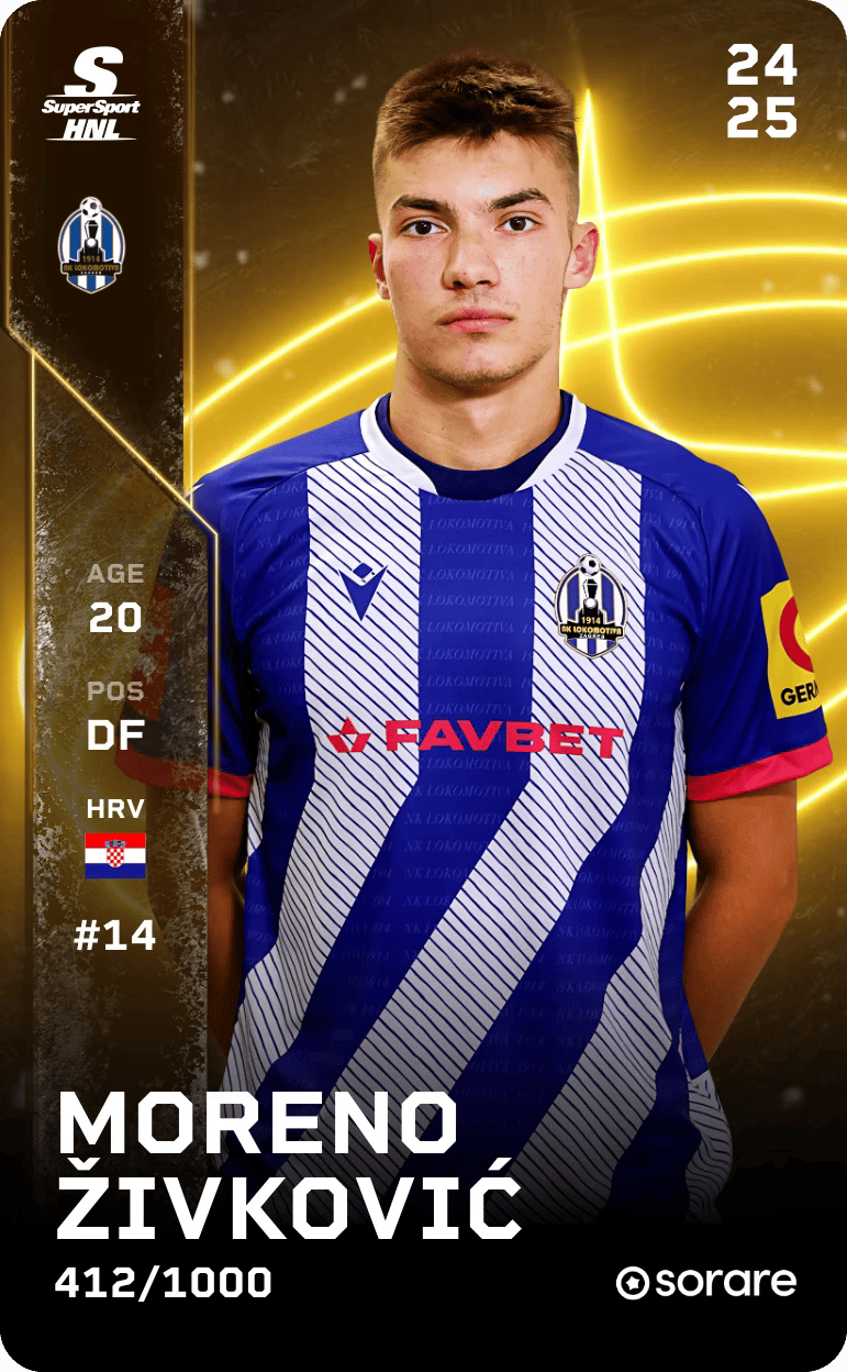 Moreno Živković 2024-25 • Limited 412/1000