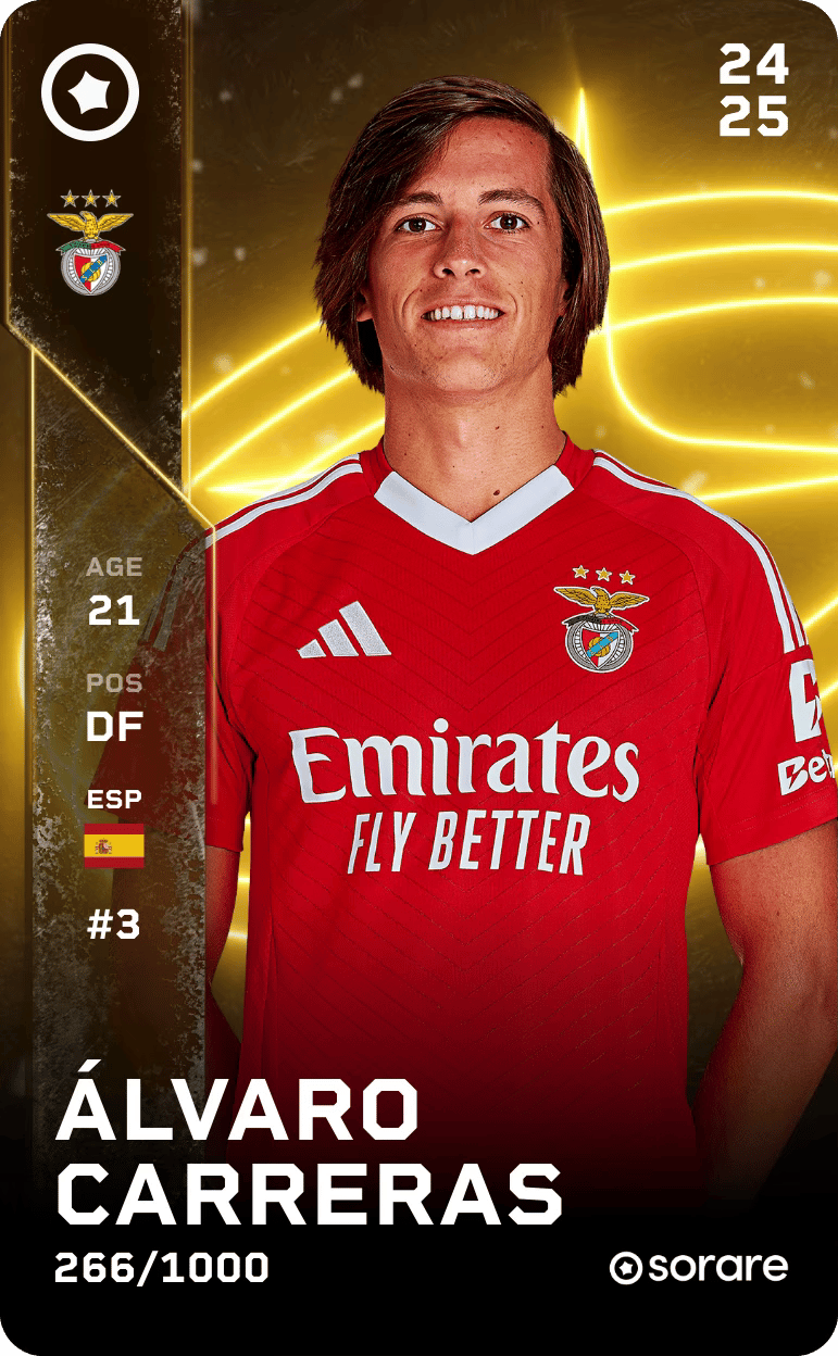 Álvaro Carreras 2024-25 • Limited 266/1000