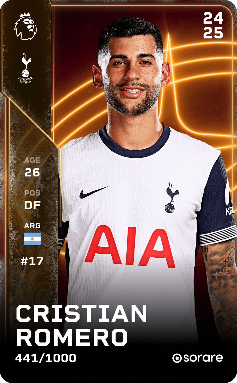 Cristian Romero 2024-25 • Limited 441/1000