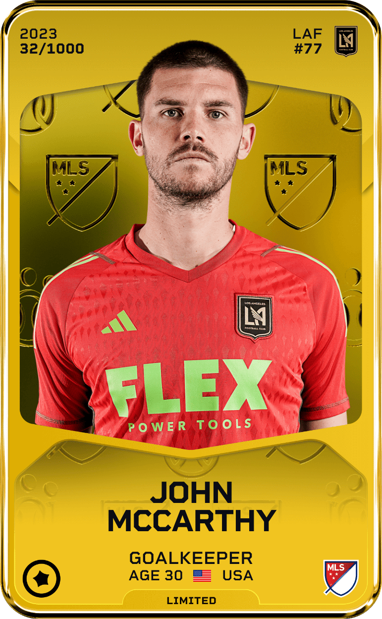 John McCarthy 2023-24 • Limited 32/1000