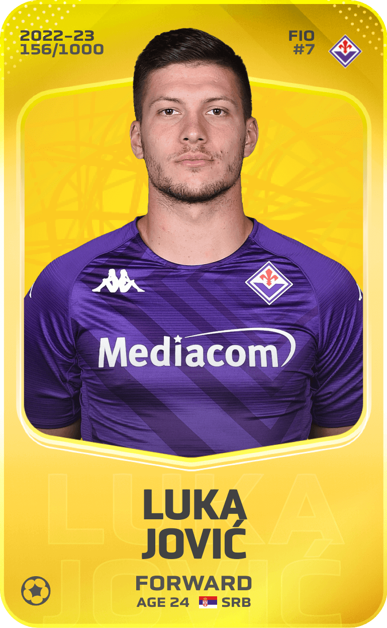 Luka Jović 2022-23 • Limited 156/1000