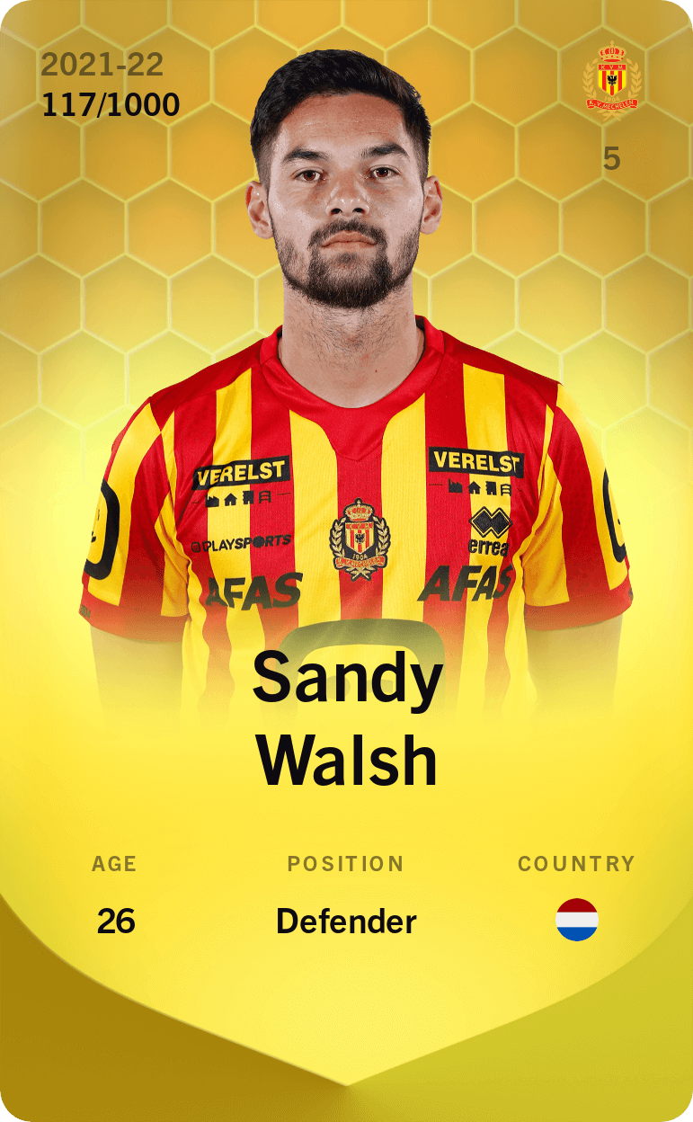 Sandy Walsh 2021-22 • Limited 117/1000