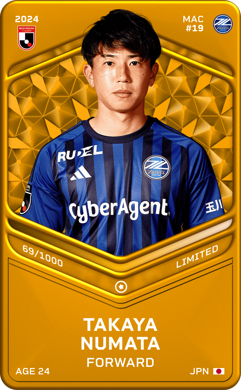 Takaya Numata 2024-25 • Limited 69/1000