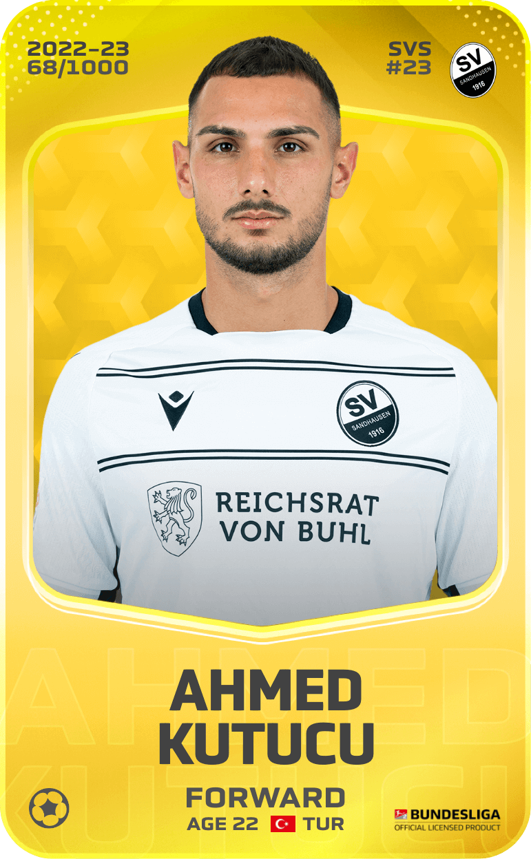 Ahmed Kutucu 2022-23 • Limited 68/1000