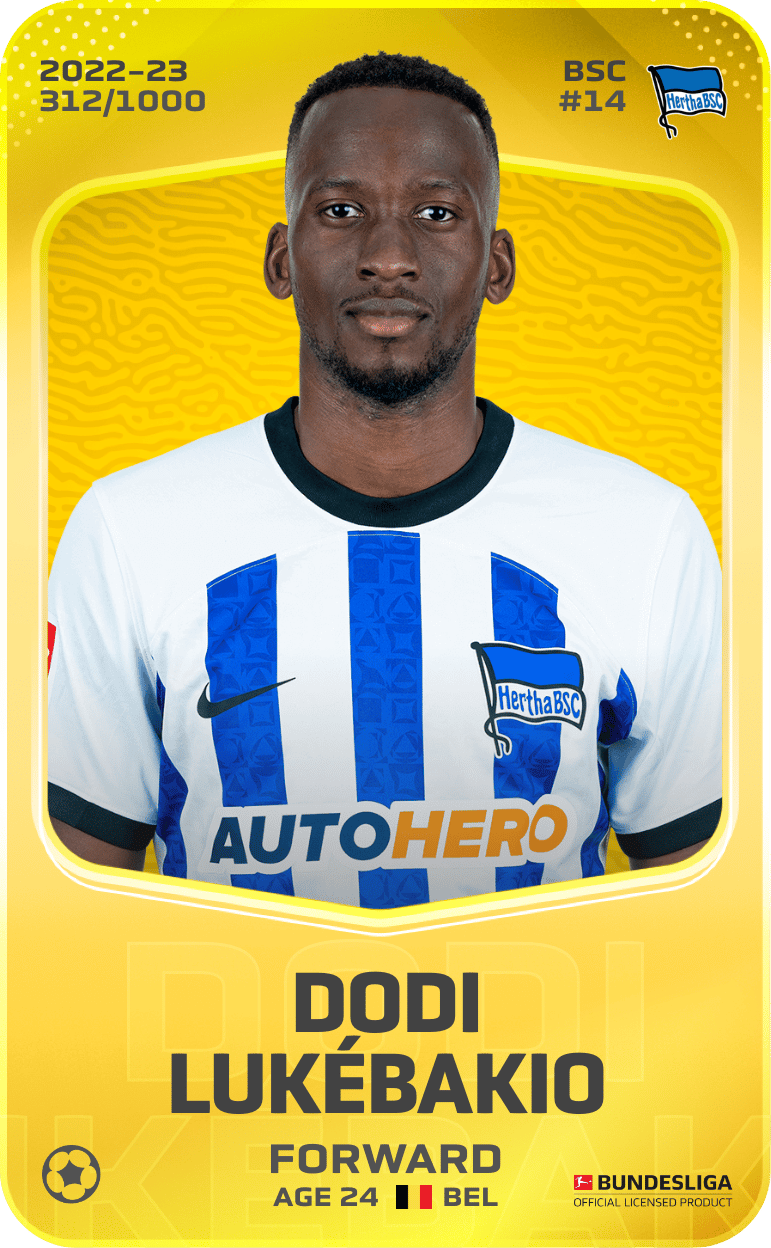 Dodi Lukébakio 2022-23 • Limited 312/1000