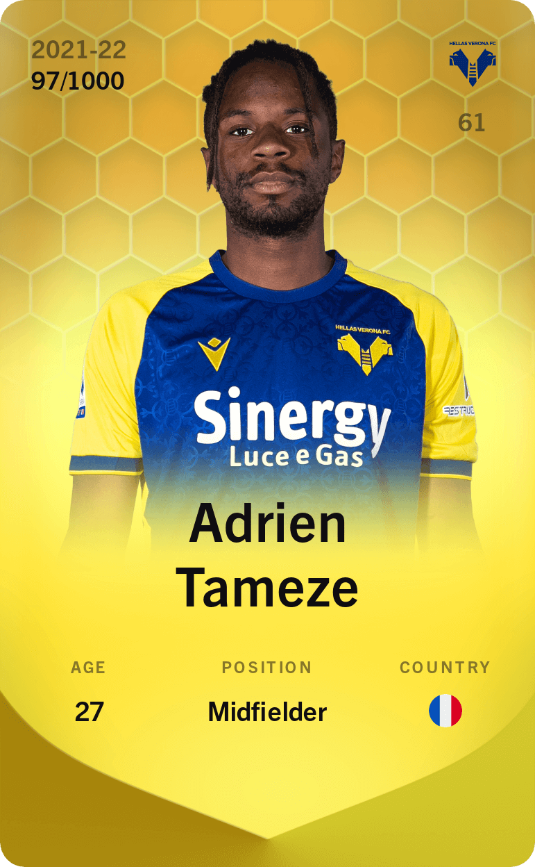Adrien Tameze 2021-22 • Limited 97/1000