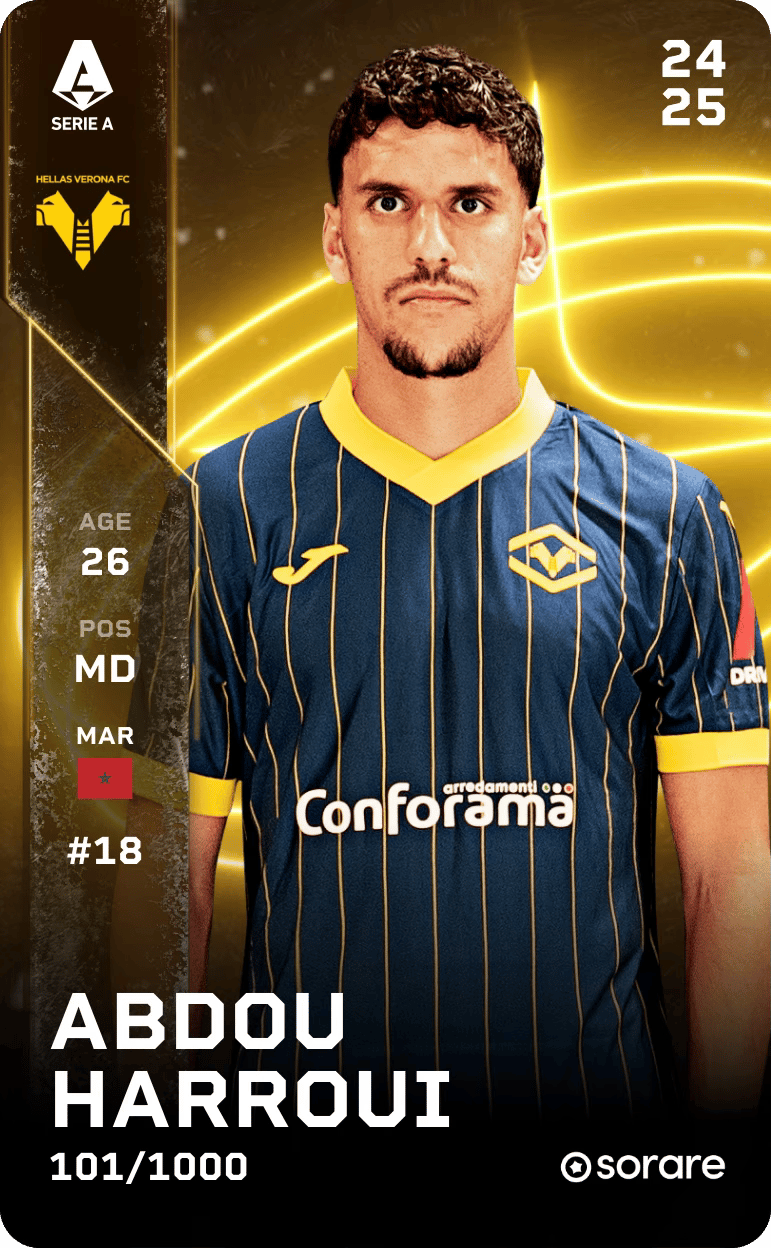 ABDOU HARROUI 2024-25 • Limited 101/1000