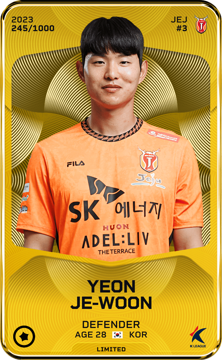 Yeon Je-Woon 2023-24 • Limited 245/1000