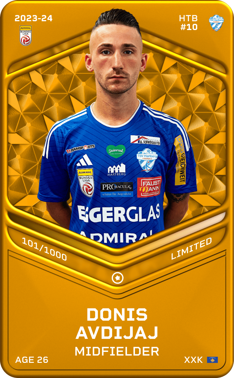 Donis Avdijaj 2023-24 • Limited 101/1000
