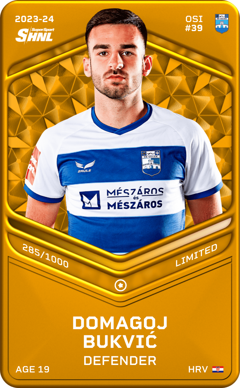 Domagoj Bukvić 2023-24 • Limited 285/1000