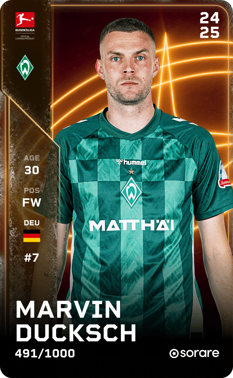 Marvin Ducksch 2024-25 • Limited 491/1000