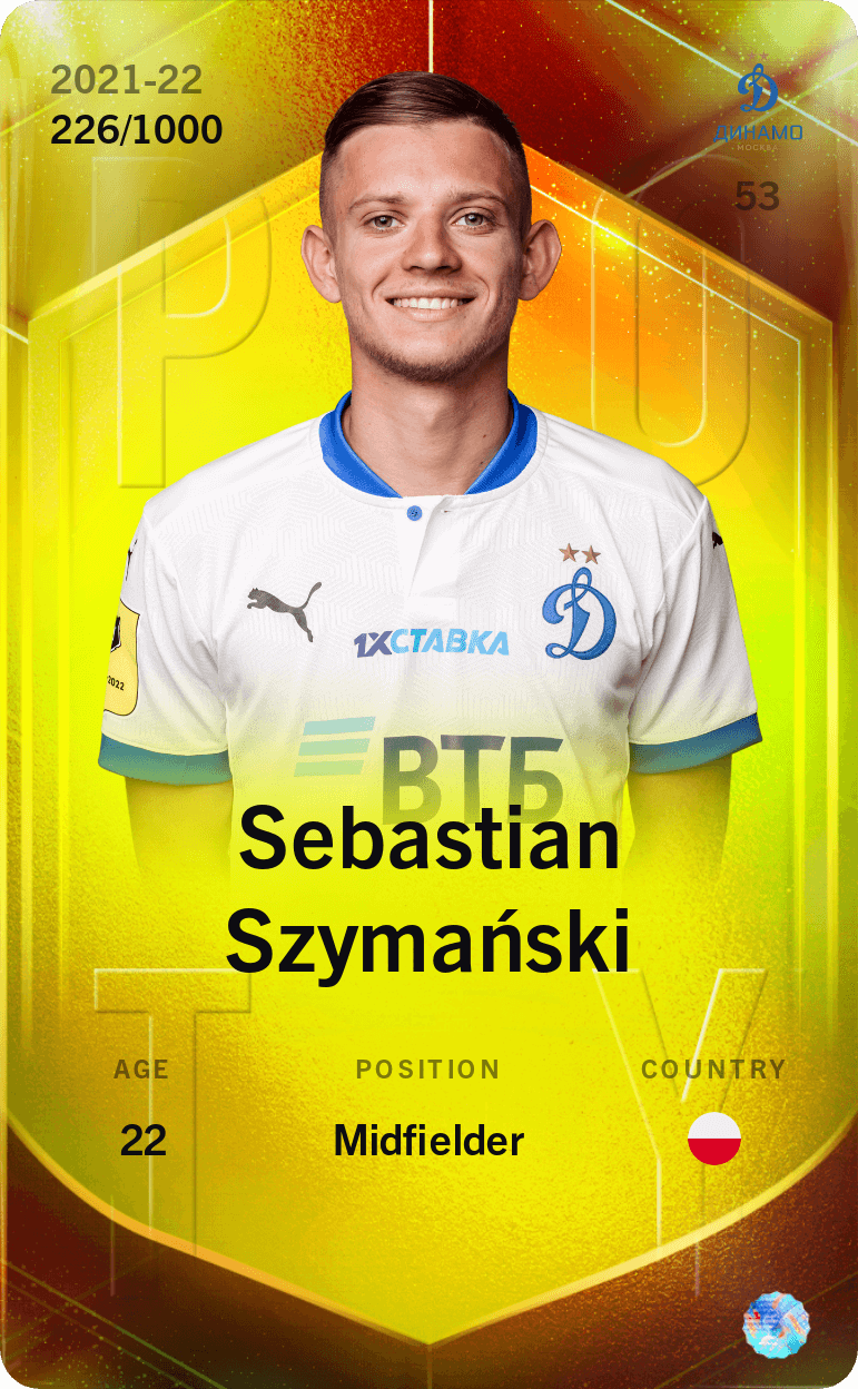Sebastian Szymański 2021-22 • Limited 226/1000