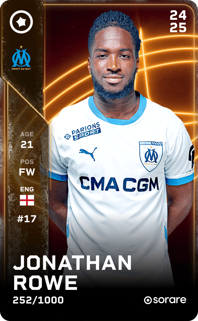 Jonathan Rowe 2024-25 • Limited 252/1000