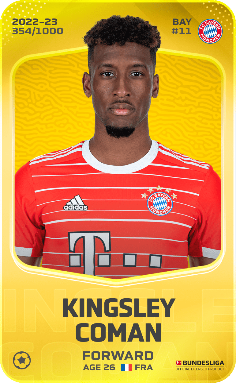 Kingsley Coman 2022-23 • Limited 354/1000