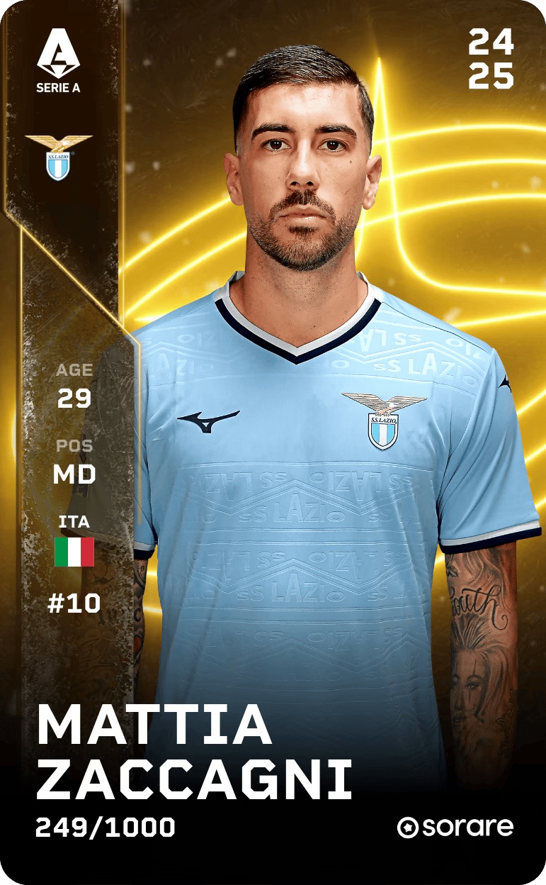 Mattia Zaccagni 2024-25 • Limited 249/1000