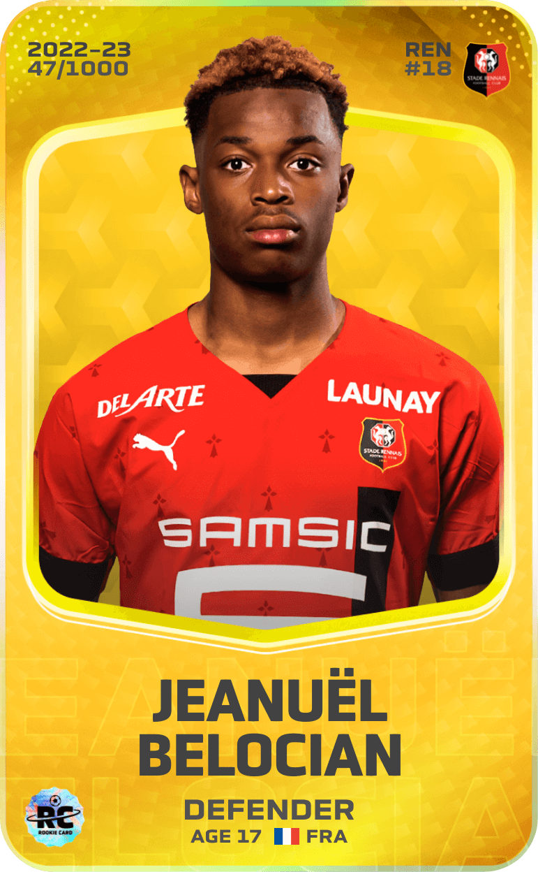 Jeanuël Belocian 2022-23 • Limited 47/1000