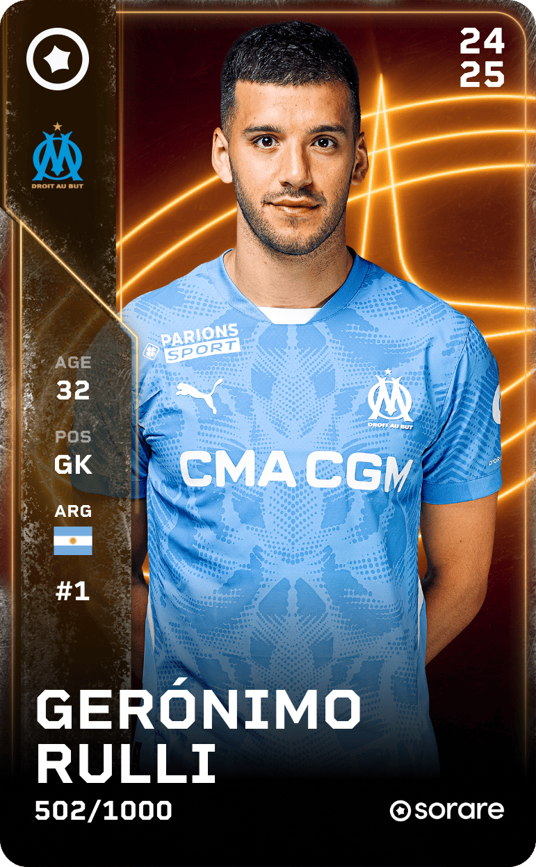 Gerónimo Rulli 2024-25 • Limited 502/1000