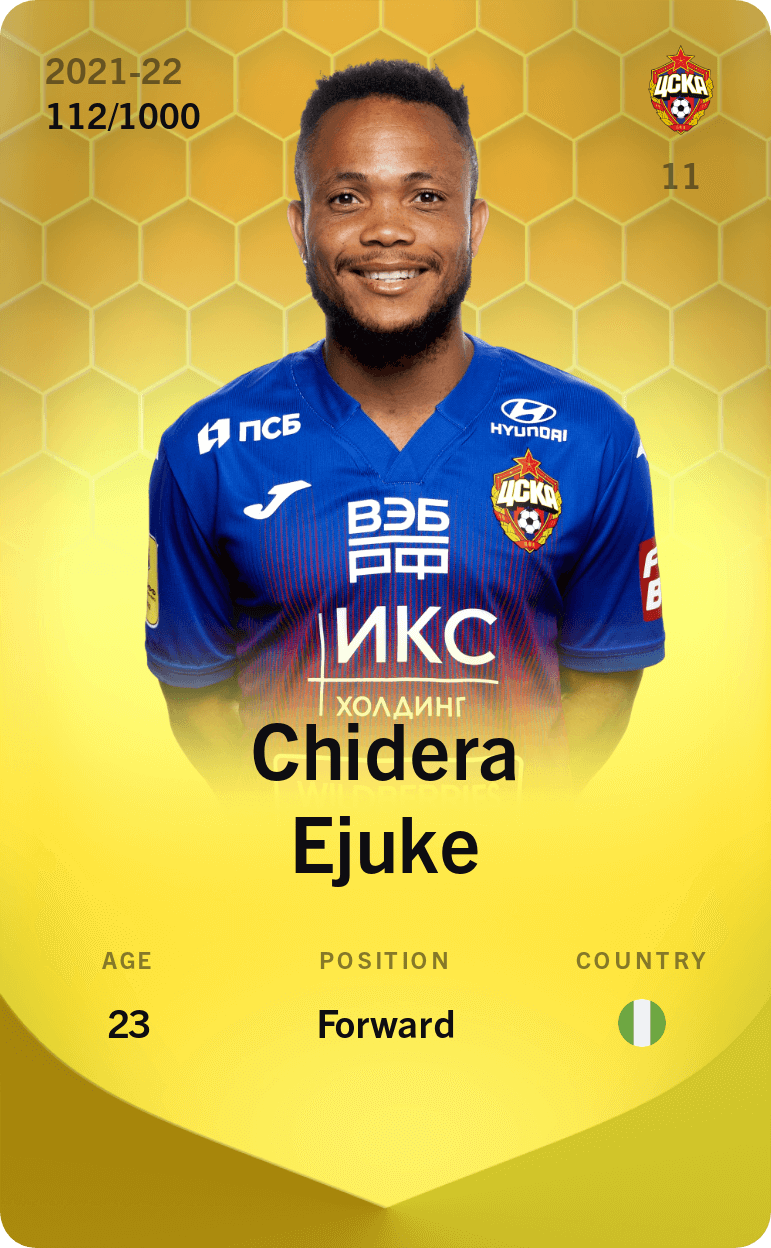 Chidera Ejuke 2021-22 • Limited 112/1000