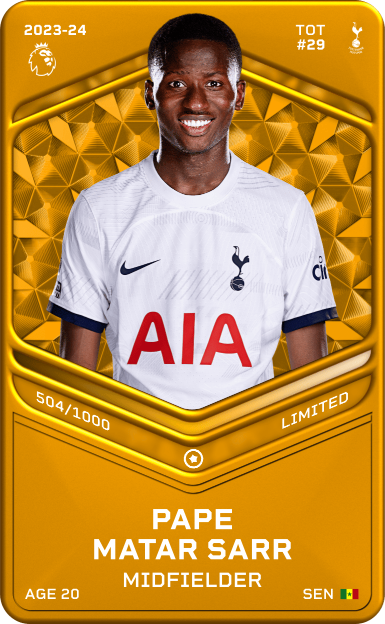 Pape Matar Sarr 2023-24 • Limited 504/1000