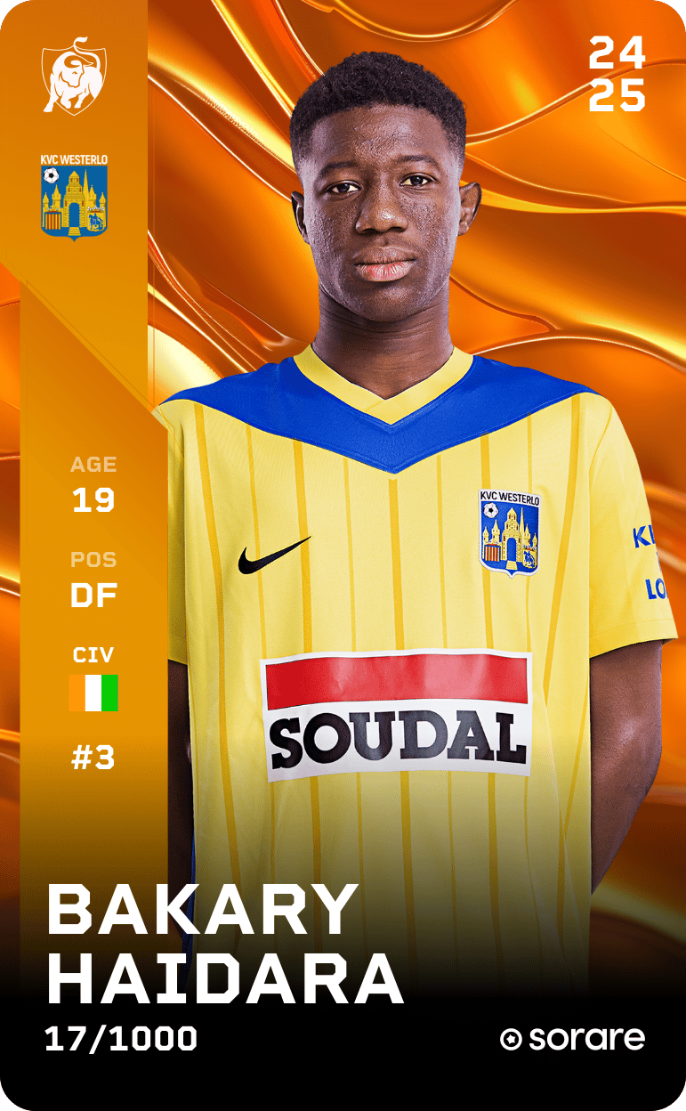 Bakary Haidara 2024-25 • Limited 17/1000