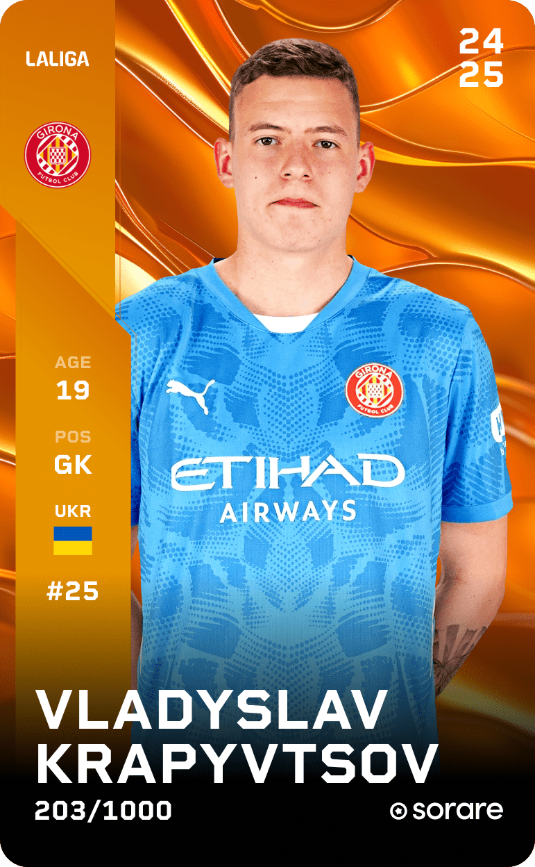Vladyslav Krapyvtsov 2024-25 • Limited 203/1000