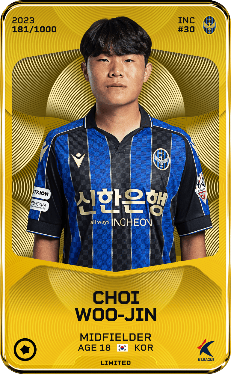 Choi Woo-Jin 2023-24 • Limited 181/1000