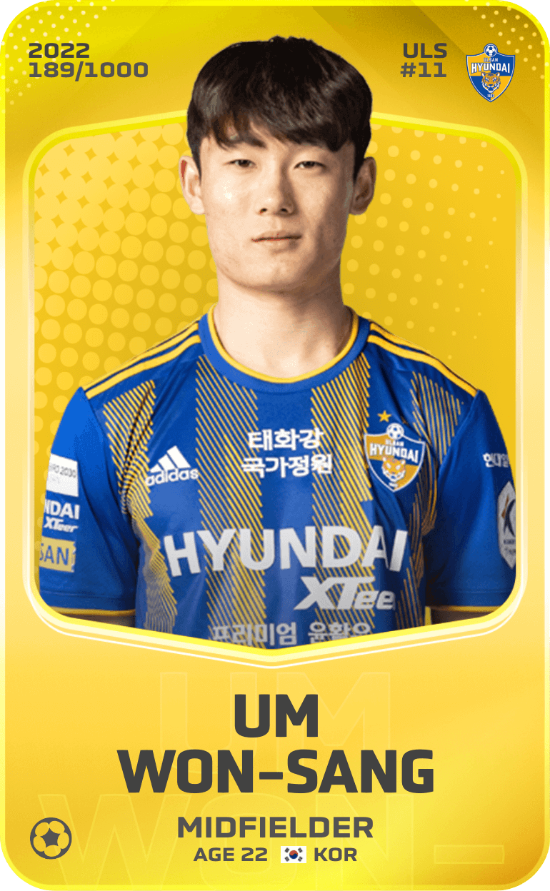 Um Won-Sang  2022-23 • Limited 189/1000