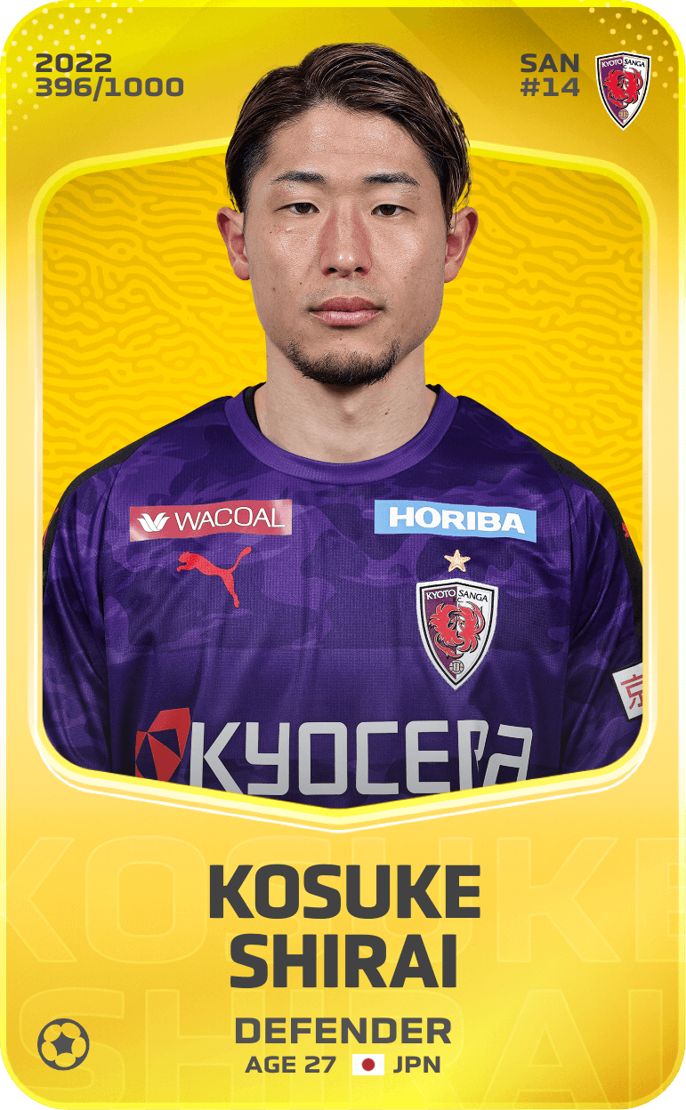 Kosuke Shirai 2022-23 • Limited 396/1000