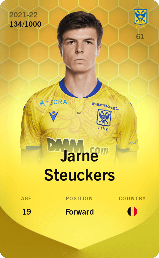 Jarne Steuckers 2021-22 • Limited 134/1000