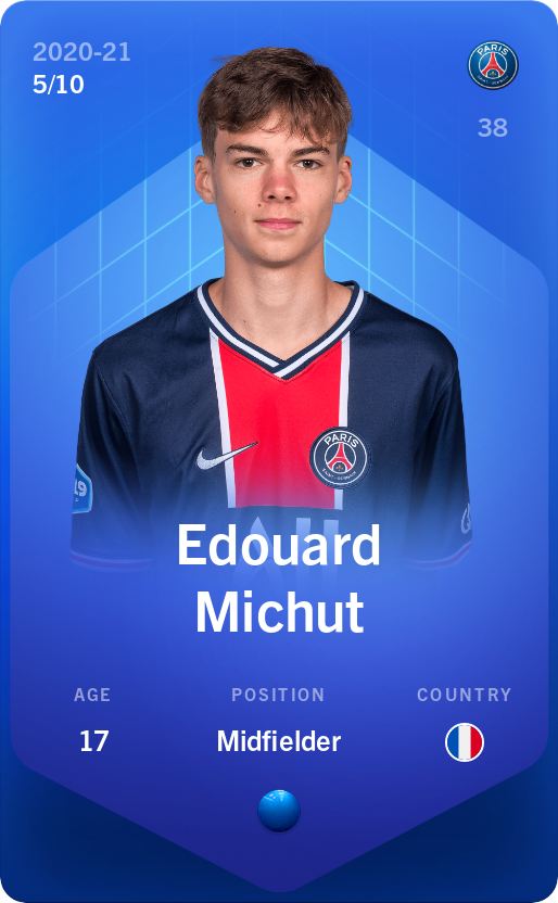 Sorare - Sorare Official - Edouard Michut 2020-21 • Super Rare 5/10 - NFT # 11631149128615836788841565564227385953722387549974491081036082652350711204971