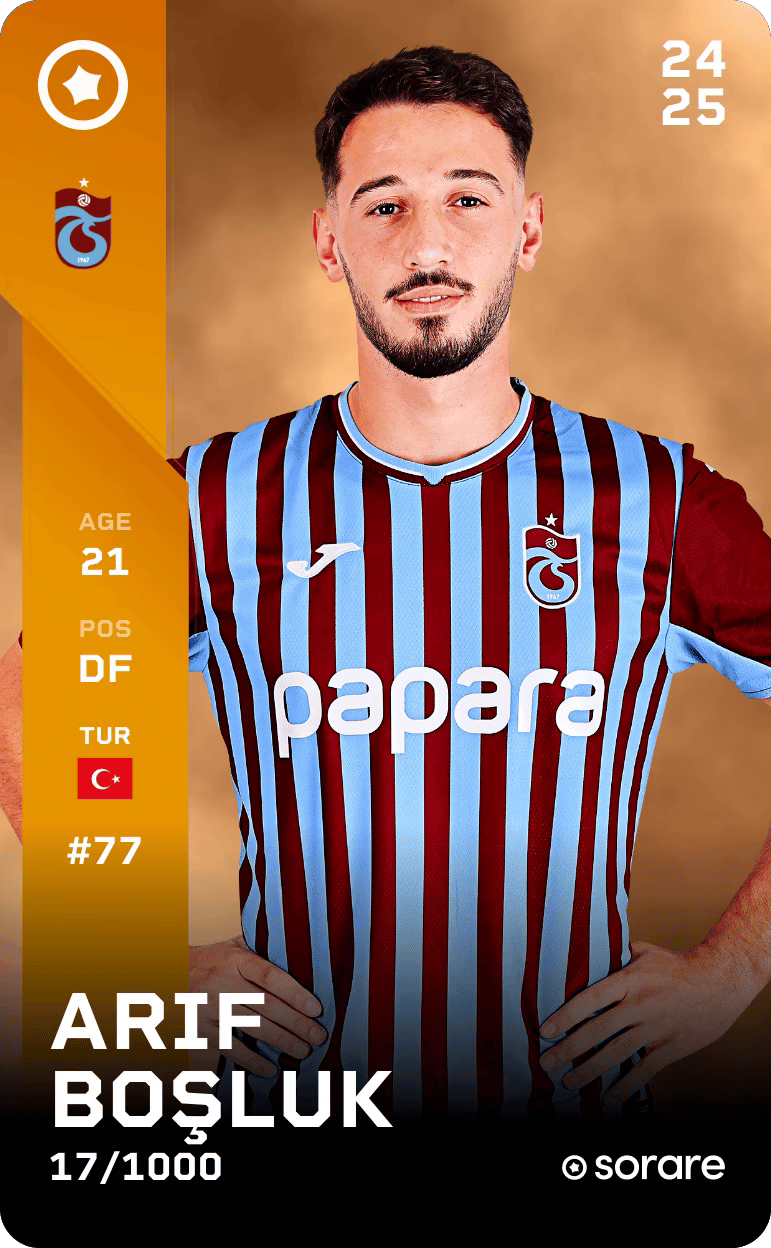 Arif Boşluk 2024-25 • Limited 17/1000