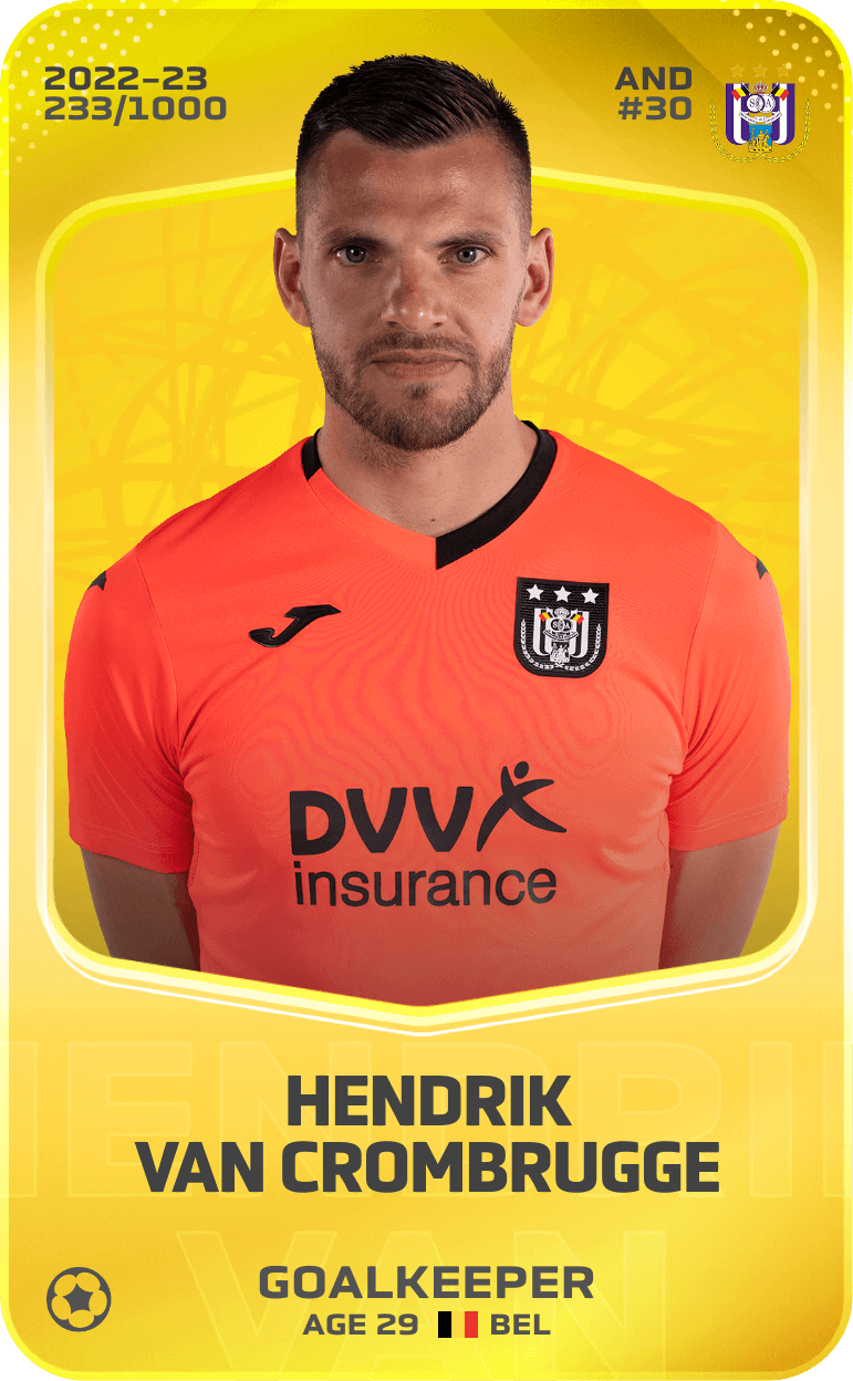 Hendrik Van Crombrugge 2022-23 • Limited 233/1000
