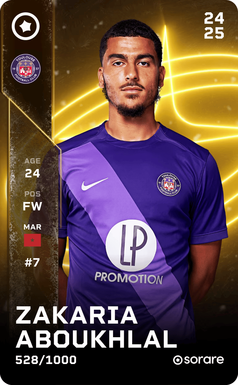 Zakaria Aboukhlal 2024-25 • Limited 528/1000