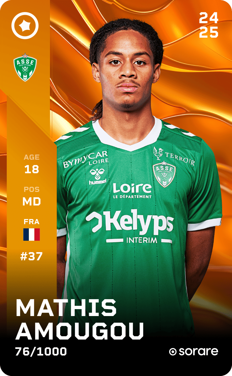 Mathis Amougou 2024-25 • Limited 76/1000