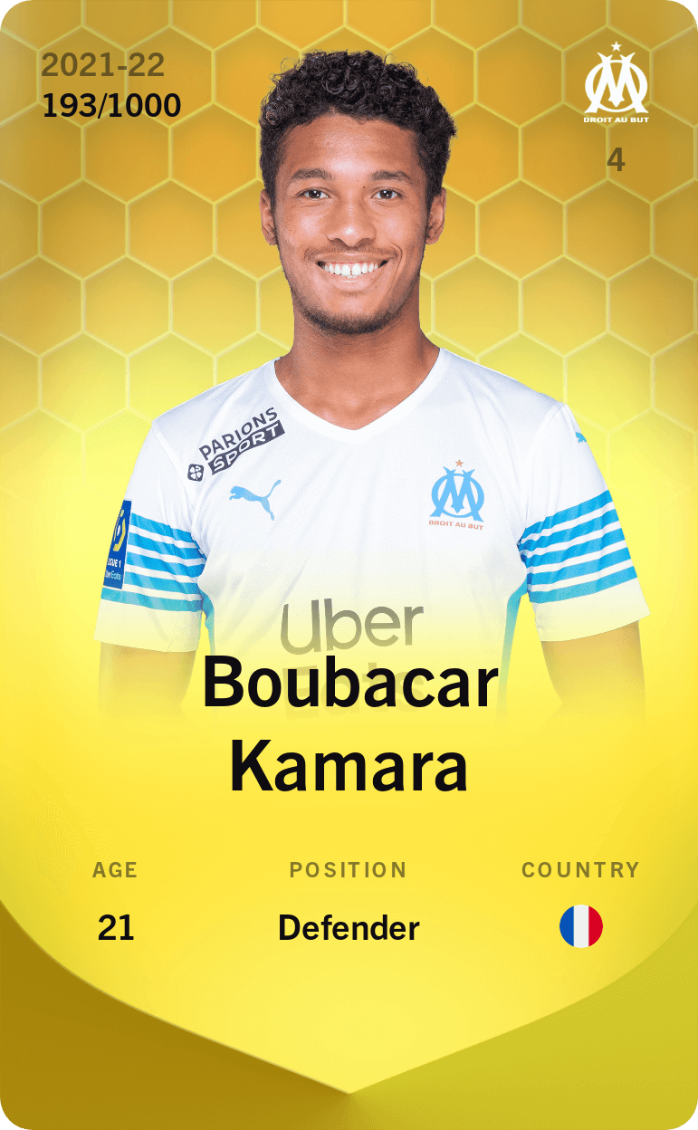 Boubacar Kamara 2021-22 • Limited 193/1000