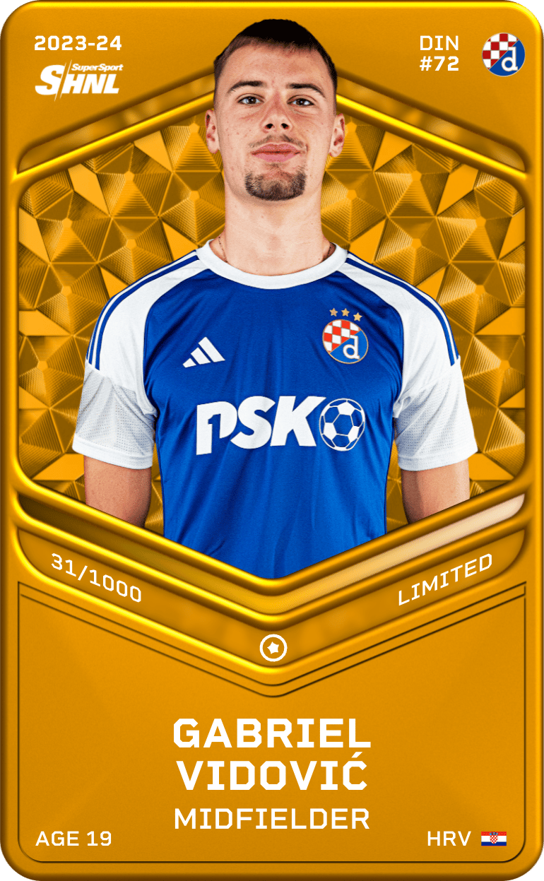 Gabriel Vidović 2023-24 • Limited 31/1000