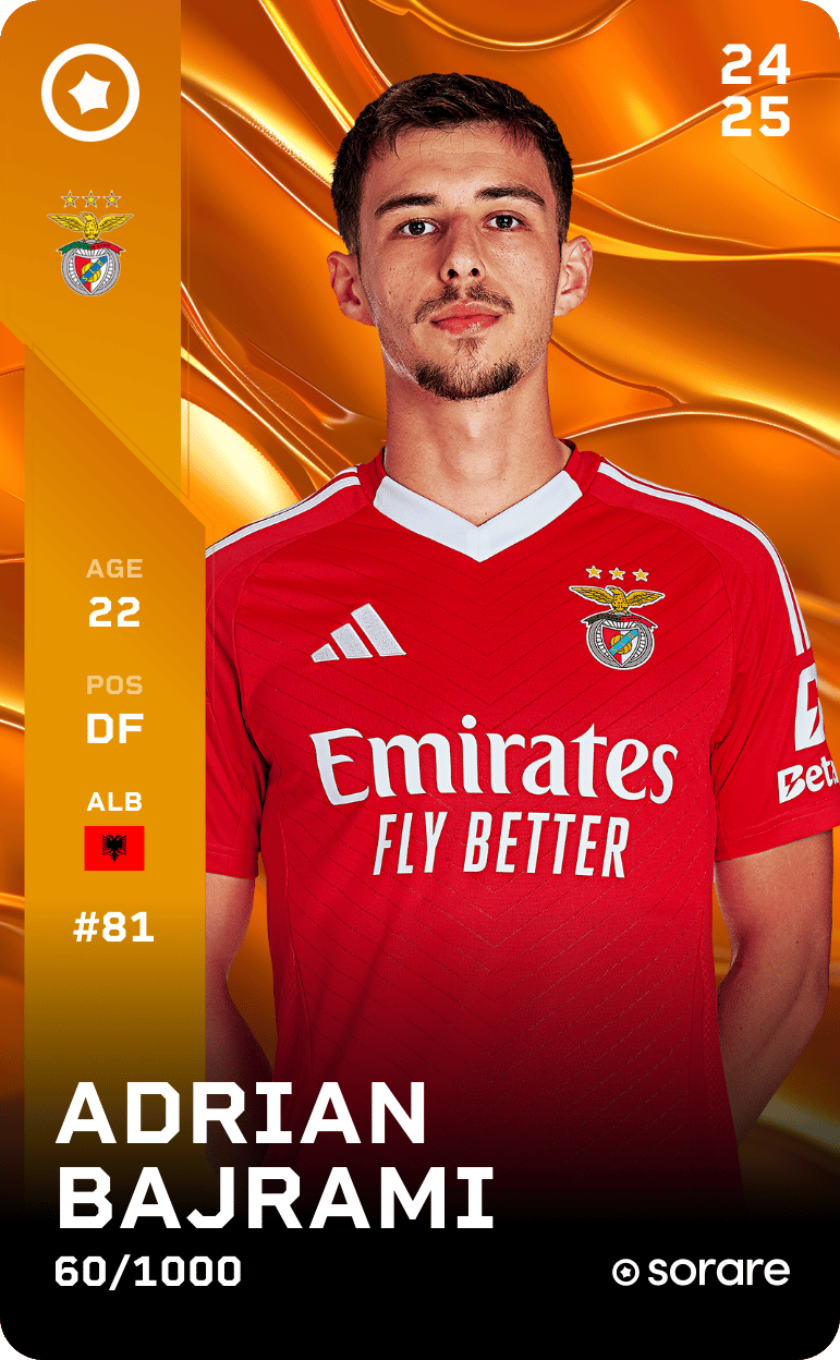 Adrian Bajrami 2024-25 • Limited 60/1000