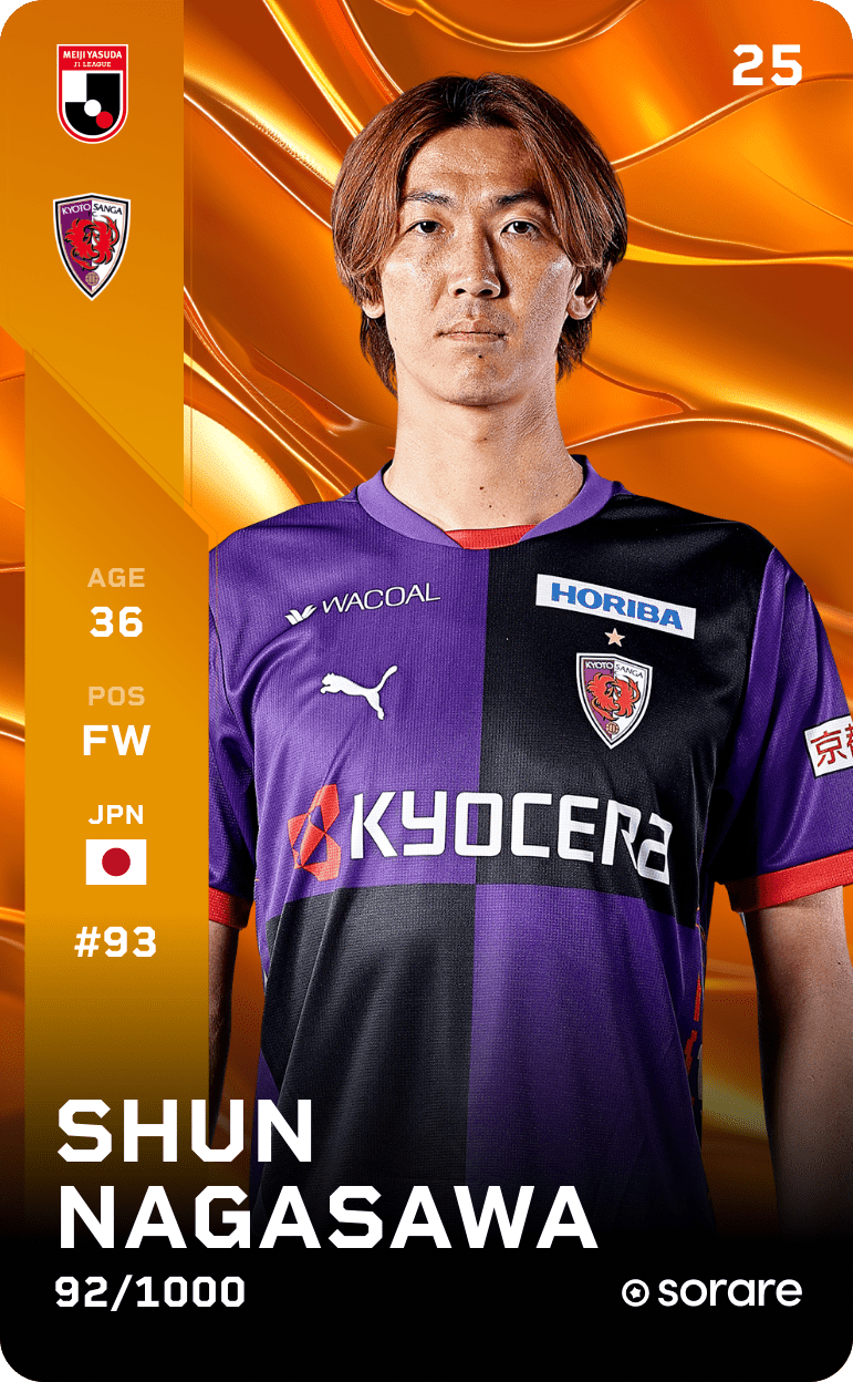 Shun Nagasawa 2025-26 • Limited 92/1000