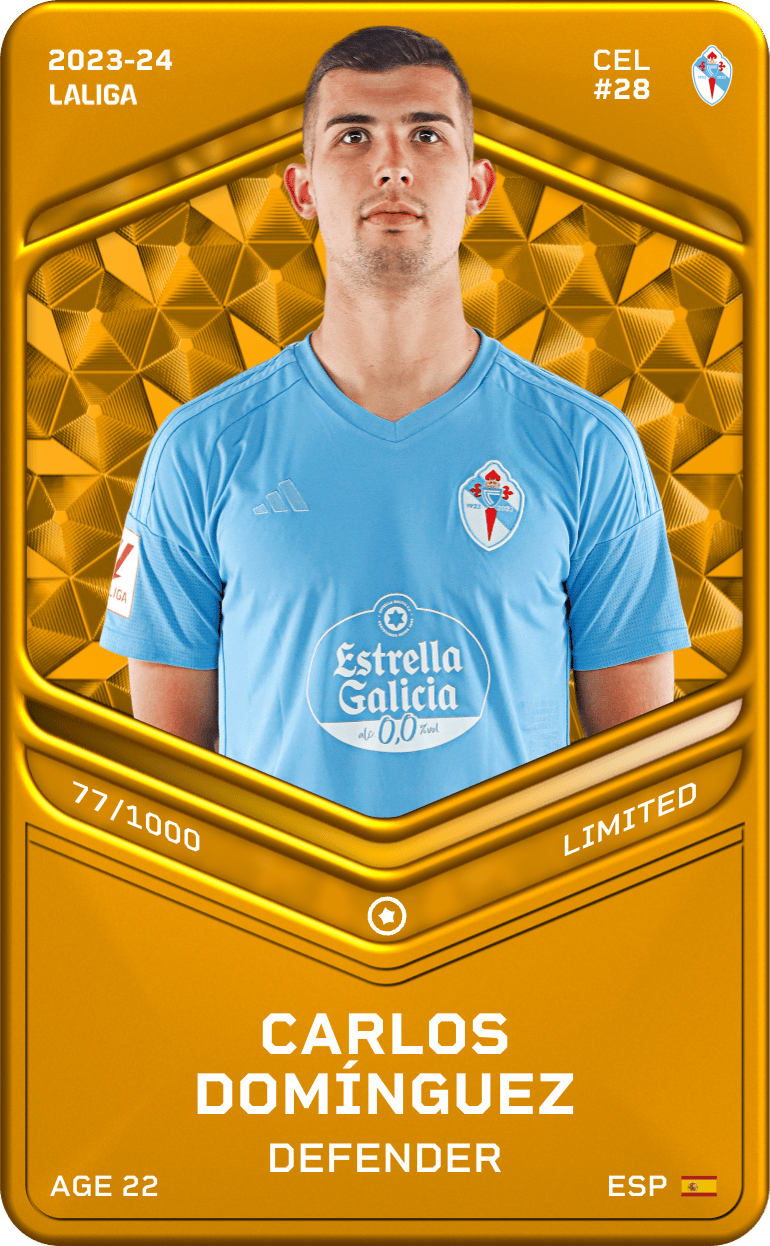 Carlos Domínguez 2023-24 • Limited 77/1000