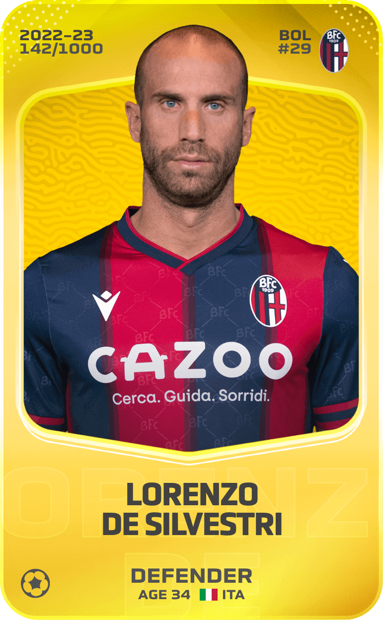 Lorenzo De Silvestri 2022-23 • Limited 142/1000