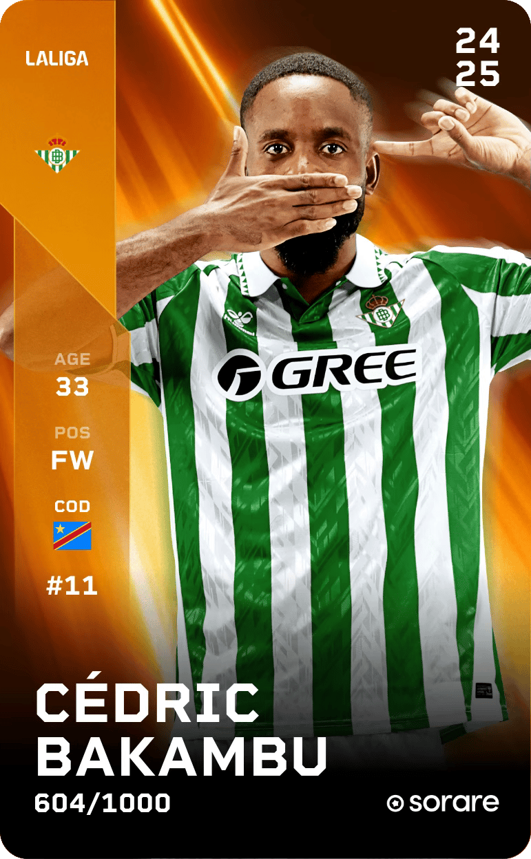 Cédric Bakambu 2024-25 • Limited 604/1000