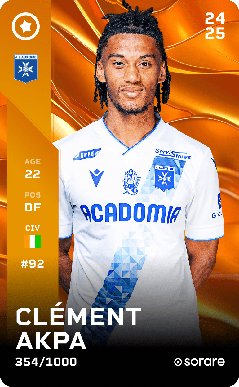 Clément Akpa 2024-25 • Limited 354/1000