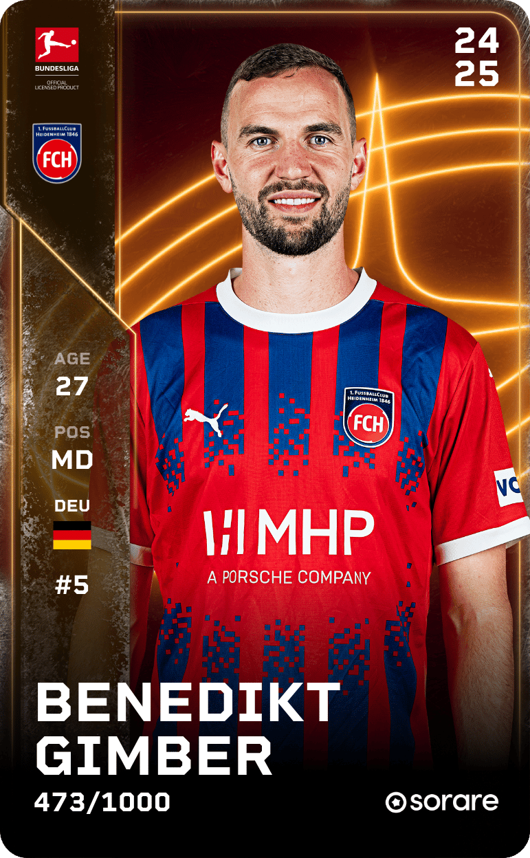 Benedikt Gimber 2024-25 • Limited 473/1000