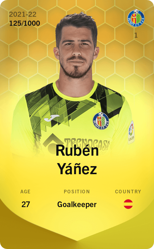 Rubén Yáñez 2021-22 • Limited 125/1000